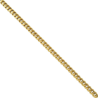 10k Yellow Gold Cuban Link Chain 7 mm